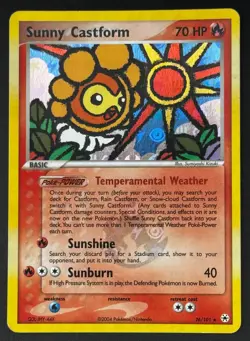Pokemon TCG: Sunny Castform - 26/101 Rare Hidden Legends Reverse Holo [LP] - Image 1