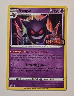 Pokemon Gengar Black Star Promo Stamped Lost Origin Holo SWSH241 - Image 1