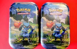 Mega Evolution Ascended Heroes Riolu & Darumaka Mini Tin [2 Booster Packs] - Image 1