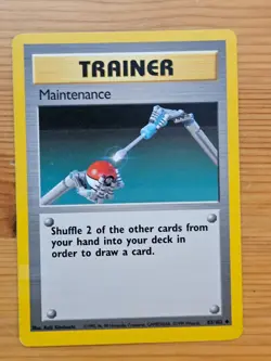 Pokemon TCG Maintenance Base Set Unlimited (83/102) LP WOTC. - Image 1