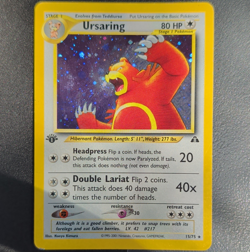 The Pokemon Company Ursaring 15/75 Neo Discovery 1st Ed Holo Rare 80 HP Stage 1 - Image 1