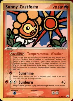 Sunny Castform 26/101 - Pokemon Hidden Legends - Image 1