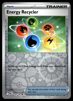 Energy Recycler 164/182 Uncommon Destined Rivals Pokemon Reverse Holo Near Mint - Image 1