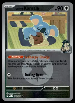 Larry's Komala (Energy Symbol Pattern) 175/217 Ascended Pokemon Reverse Holo NM - Image 1