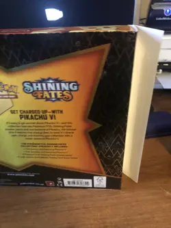 Pokemon TCG: Shining Fates Collection Pikachu V Box 4 Booster Packs Sealed New! - Image 4