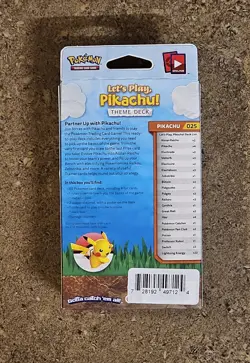Factory Sealed Pokemon Let’s Play Pikachu Theme Deck Box - Image 2