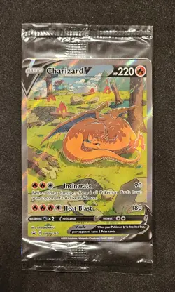 Pokemon Sword & Shield Ultra Premium Collection Charizard Promo Sealed Pack - Image 1