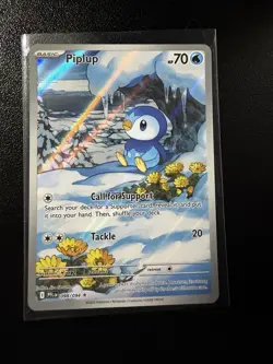Piplup Illustration Rare 098/094 - Phantasmal Flames Pokemon - Image 1