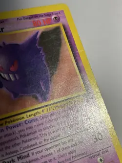Pokemon Gengar 20/62 Fossil Rare Non Holo Vintage WOTC 1999 - Image 2
