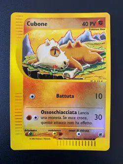 POKEMON CUBONE REVERSE HOLO FOIL 103/165 EXPEDITION ITALIAN ITA NM - Image 1