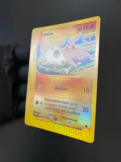 POKEMON CUBONE REVERSE HOLO FOIL 103/165 EXPEDITION ITALIAN ITA NM - Image 2