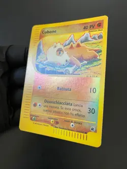 POKEMON CUBONE REVERSE HOLO FOIL 103/165 EXPEDITION ITALIAN ITA NM - Image 3