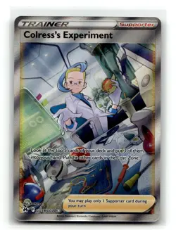 Colress's Experiment GG59/GG70 Crown Zenith Galarian Gallery Pokemon Holo NM - Image 1