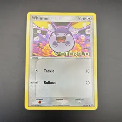 Pokemon Whismur EX Emerald Reverse Holo Common 50HP 73/106 English 2005 - Image 1
