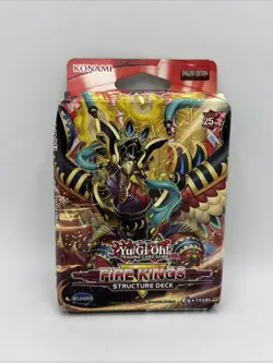 Yu-Gi-Oh! TCG Fire Kings Structure Deck (SR14) – 1st Edition – New CRUSHED BOX!! - Image 1