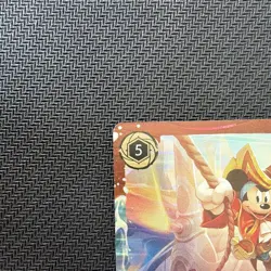 Disney Lorcana Mickey Mouse Pirate Captain Foil Ruby Cruise Promo 13/P3 EN - Image 2