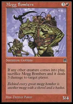 Mogg Bombers - Medium Play MTG Stronghold - Image 1