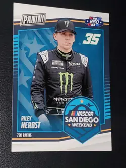 NASCAR San Diego Riley Herbst Trading Card Panini Exclusive 2026 Coranado - Image 1