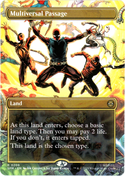 Multiversal Passage (Borderless) - 0206 - Marvel's Spider-Man MTG - NM/M - Image 1