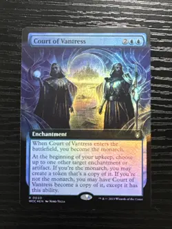 MTG *Court of Vantress Extended Art Foil X1* (NM) Wilds Of Eldraine Commander - Image 1