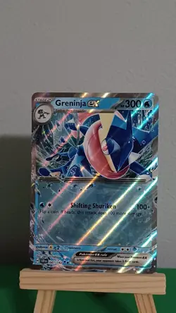 2024 Pokemon TCG Greninja Ex SCR EN 041/142 Stellar Crown Double Rare - Image 1