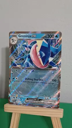 2024 Pokemon TCG Greninja Ex SCR EN 041/142 Stellar Crown Double Rare - Image 2