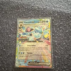 Glaceon ex 026/131 Prismatic Evolutions Promo Near Mint TCG Pokemon - Image 1