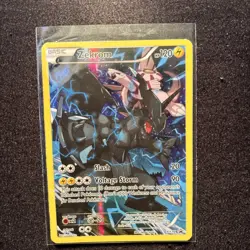 Pokemon TCG Zekrom XY76 Full Art Black Star Holo Foil 2015 Promo #XY76 LP JL - Image 1