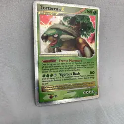 Pokemon Torterra Lv X - Reverse Holo Rare- 122/130 - 2007 Diamond & Pearl - MP - Image 2