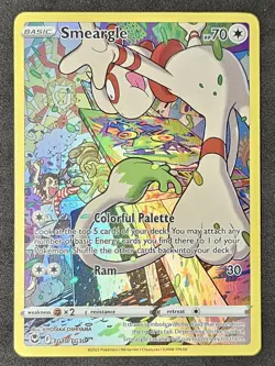 SWSH09: Brilliant Stars Trainer Gallery SMEARGLE Ultra Rare #TG10 Pokemon TCG a - Image 1