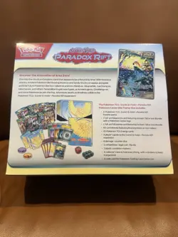 2023 Pokemon Center Paradox Rift Roaring Moon Sealed Elite Trainer Box ETB - Image 3