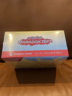 2023 Pokemon Center Paradox Rift Roaring Moon Sealed Elite Trainer Box ETB - Image 5