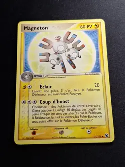 NM Magneton 27/112 EX Rouge Feu Vert Feuille Carte Pokemon FR - Image 1
