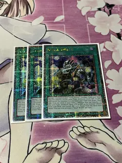 Yugioh! 3x NM Small World (Quarter Century Secret Rare) RA01-EN062 - Image 1