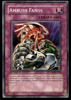 Ambush Fangs Tactical Evolution TAEV-EN070 MP YuGiOh TCG | Buy 10 Get 10 Free - Image 1
