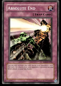 Absolute End Soul of the Duelist SOD-EN050 MP YuGiOh TCG | Buy 10 Get 10 Free - Image 1
