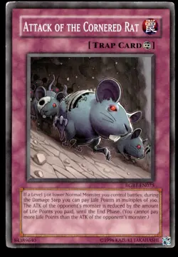 Attack of the Cornered Rat Raging Battle RGBT-EN075 MP YuGiOh TCG | Buy 10 Get 1 - Image 1