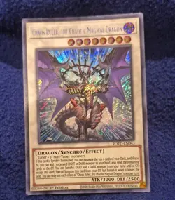 Yugioh Mint/NM 1st Ed Chaos Ruler, the Chaotic Magical Dragon ROTD-EN043 + BONUS - Image 5