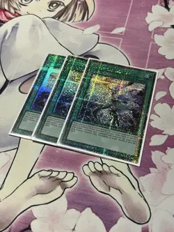 Yugioh! 3x NM Ultimate Slayer (Quarter Century Secret Rare) RA02-EN070 - Image 2