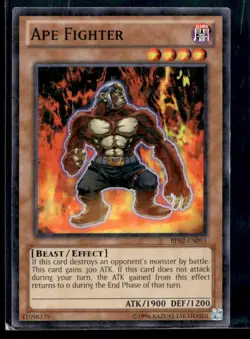 Ape Fighter (Mosaic Rare) Battle Pack 2: War of the Giants BP02-EN093 MP YuGiOh - Image 1