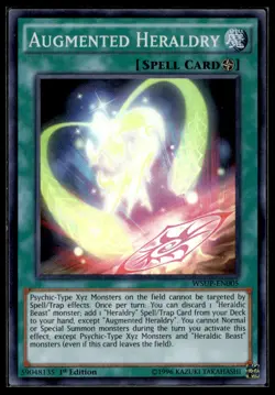 Augmented Heraldry World Superstars WSUP-EN005 MP YuGiOh TCG | Buy 10 Get 10 Fre - Image 1