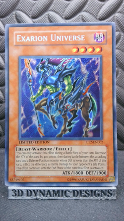 | Yugioh Exarion Universe CT2-EN002 Secret Rare 2005 Collectors Tin NM- 🔥 | - Image 1