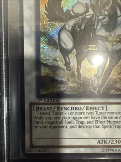 Yugioh The Fabled Unicore HA04-EN027 Secret Rare 1st Ed NM - Image 2