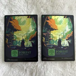 MTG: Forest (0291) x2 The Lost Caverns of Ixalan Foil - Image 1
