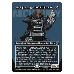 MTG - Marvel Super Heroes Nick Fury, Agent of S.H.I.E.L.D. Logo 0357 Non-Foil - Image 1