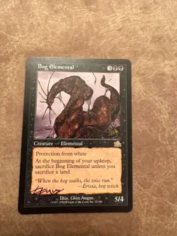 1x LP MTG Bog Elemental signed by Glen Angus #2 - Image 1