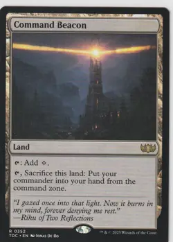 Command Beacon 352 Rare Commander: Tarkir: Dragonstorm Magic: The Gathering NM - Image 1