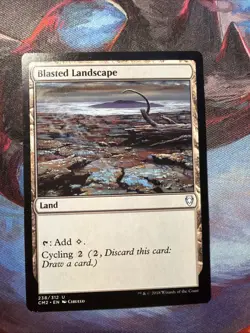 Blasted Landscape Commander Anthology Volume II Regular MTG Magic The Gathering - Image 1