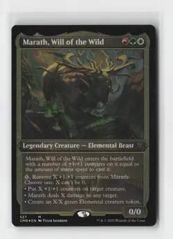 Marath, Will of the Wild Commander Legends Foil Etched NM Near Mint - Image 1