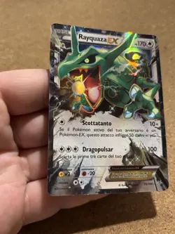 Rayquaza EX 75/108 Set Furie Volanti Rara Carta Pokemon Italiana Good Played - Image 2